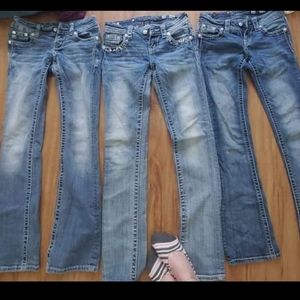 3 pairs of Miss Me Jean's Size 24